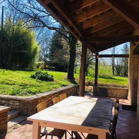 Au Bercail De Bizebarre - Maison Bois & Pierre Dans Un Hameau - Spa Saint-Vivien (Lot-et-Garonne) Exterior foto